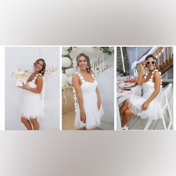 Bridal Mini Dress - Picture 2 of 2